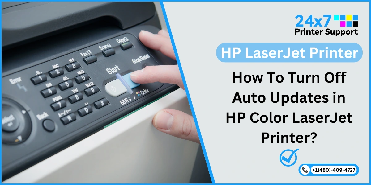 How To Turn Off Auto Updates in HP Color LaserJet Printer?