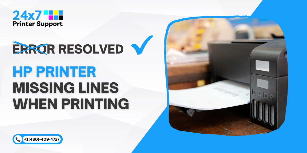 HP Printer Missing Lines Printing