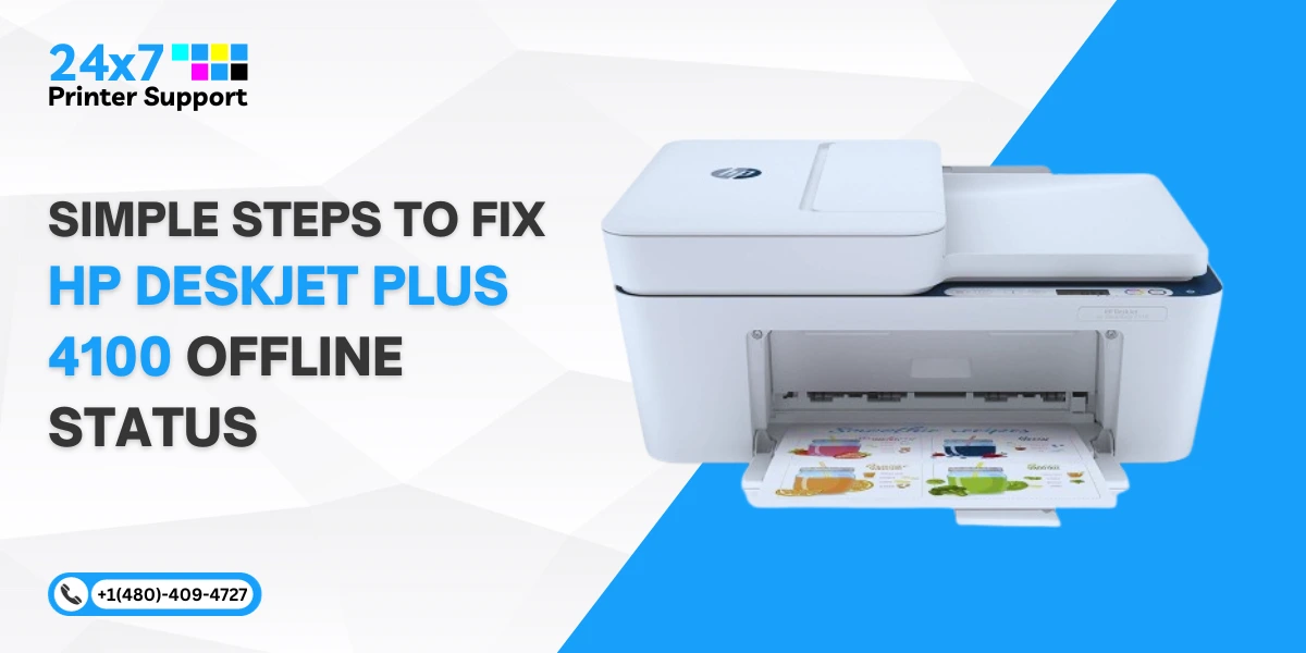 Is Your HP Deskjet Plus 4100 Offline? Try These Fixes