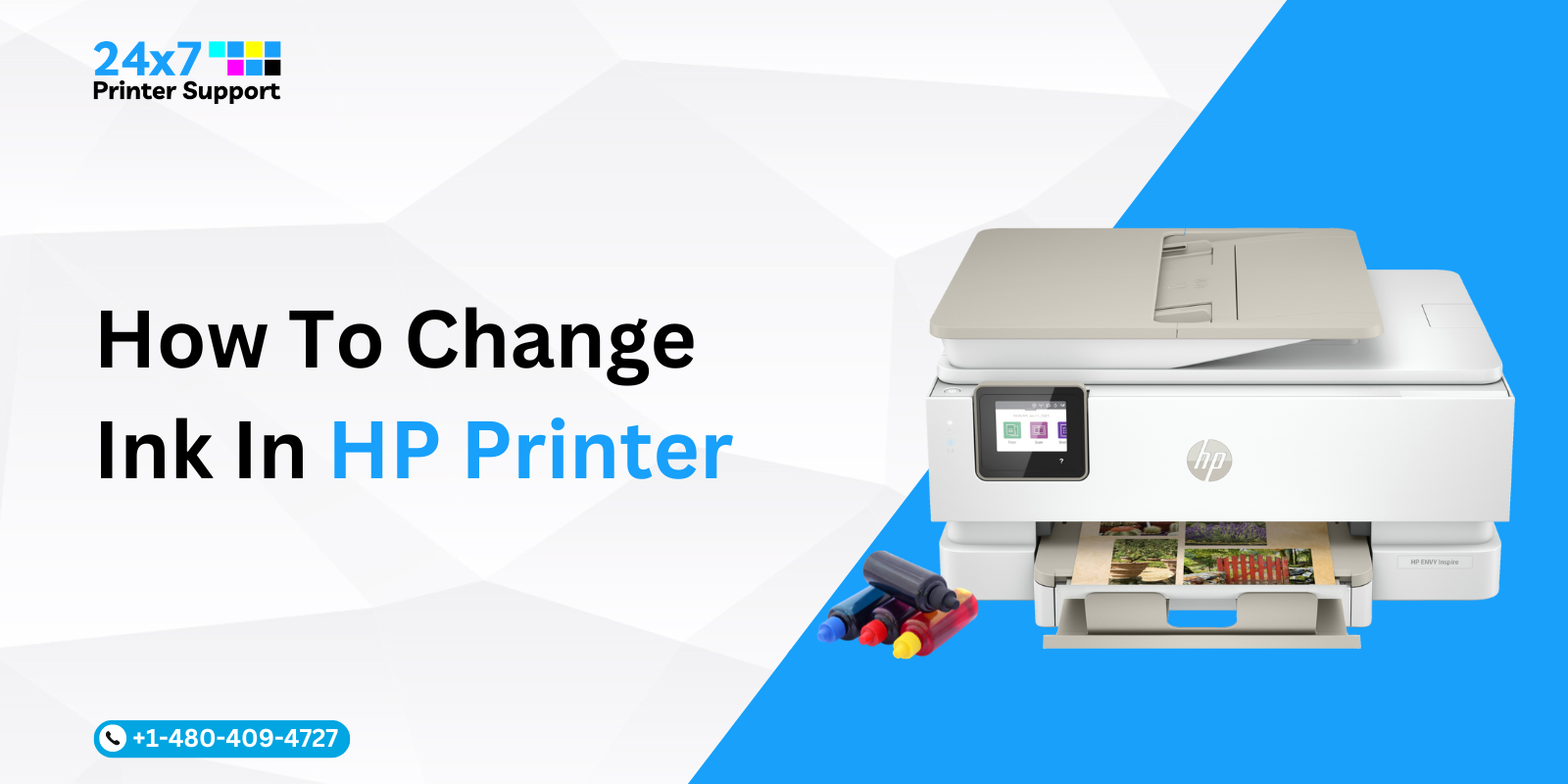 How To Change Ink In HP Printer