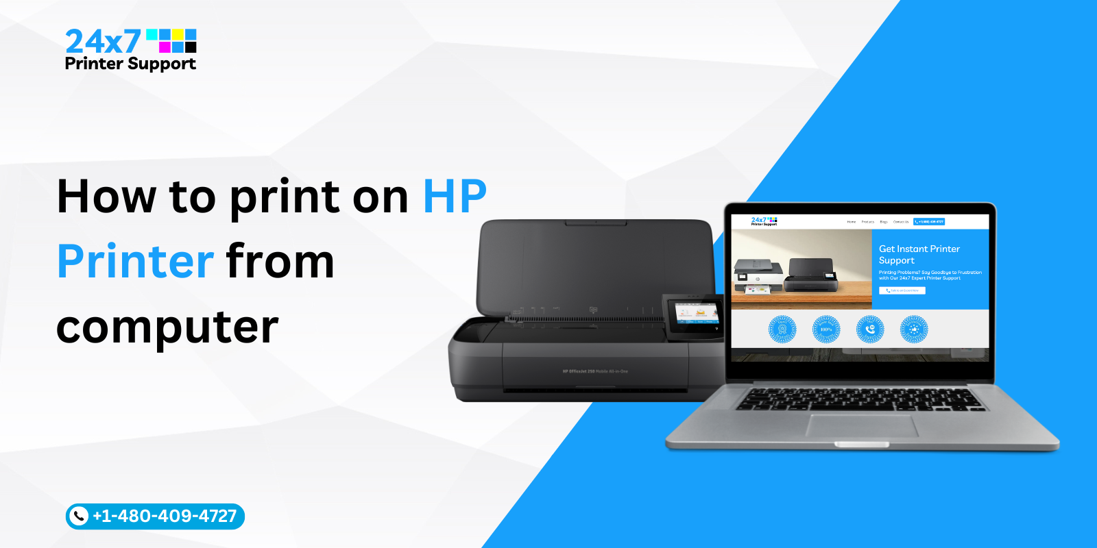 How to Print on an HP printer from a Computer ?