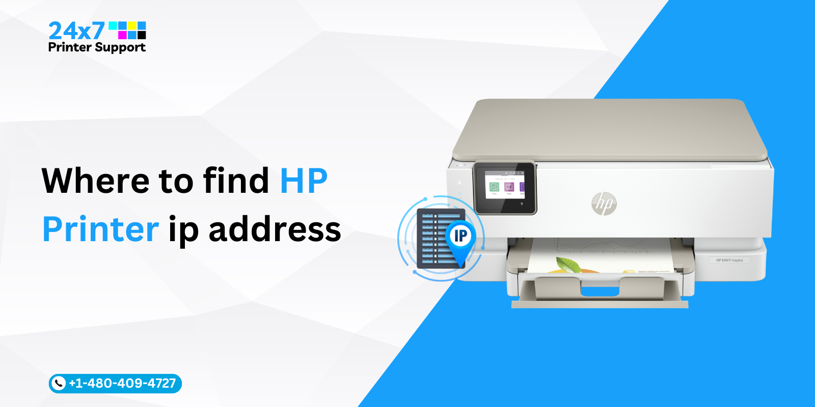where to find hp printer ip address